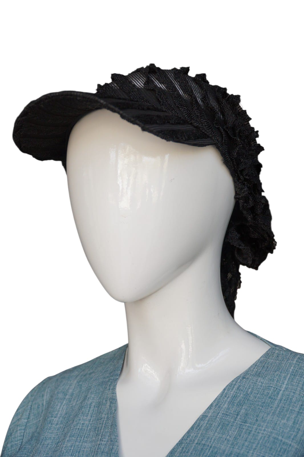 Stylish Hijab Cap with Attached Scarf - alternate